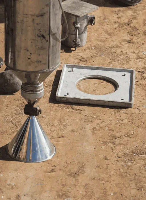 Densidad de Campo en Peñalolén: Control de Compactación con Cono de Arena
